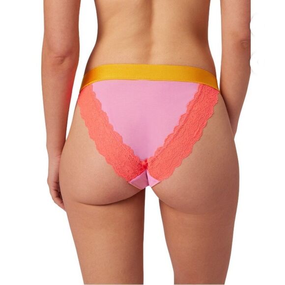 Lace Mesh Sheer Cheeky Underwear Panties 2-Pack, Size S - Picture 6 of 8